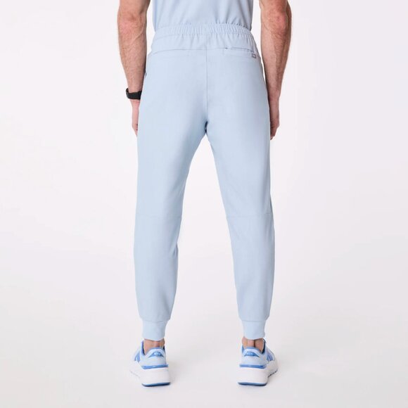 FIGS Men's Tansen Jogger Scrub Pants in Chambray PO #3040, size M - Picture 3 of 11